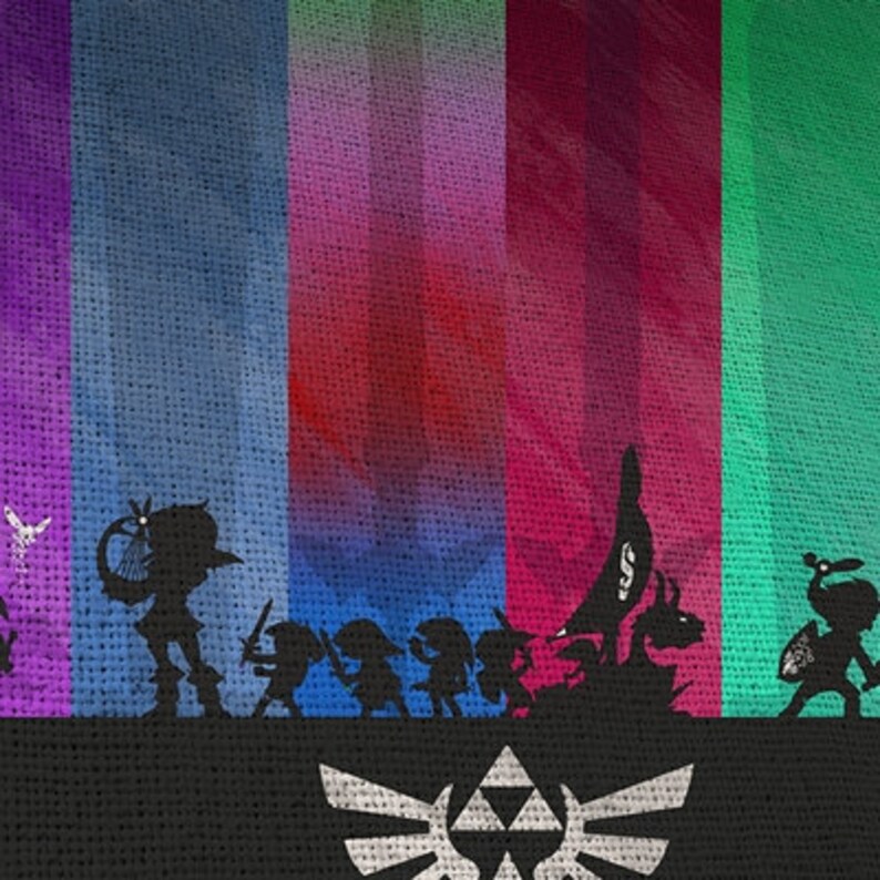 5 Piece the Legend of Zelda Canvas Wall Art Wall Decor | Etsy
