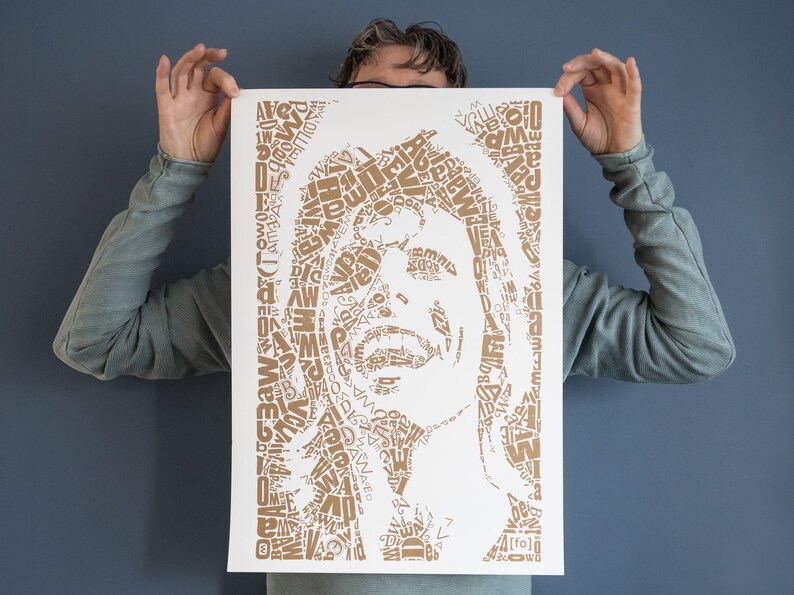 Limited Edition David Bowie Risograph Print edition of 25 image 1