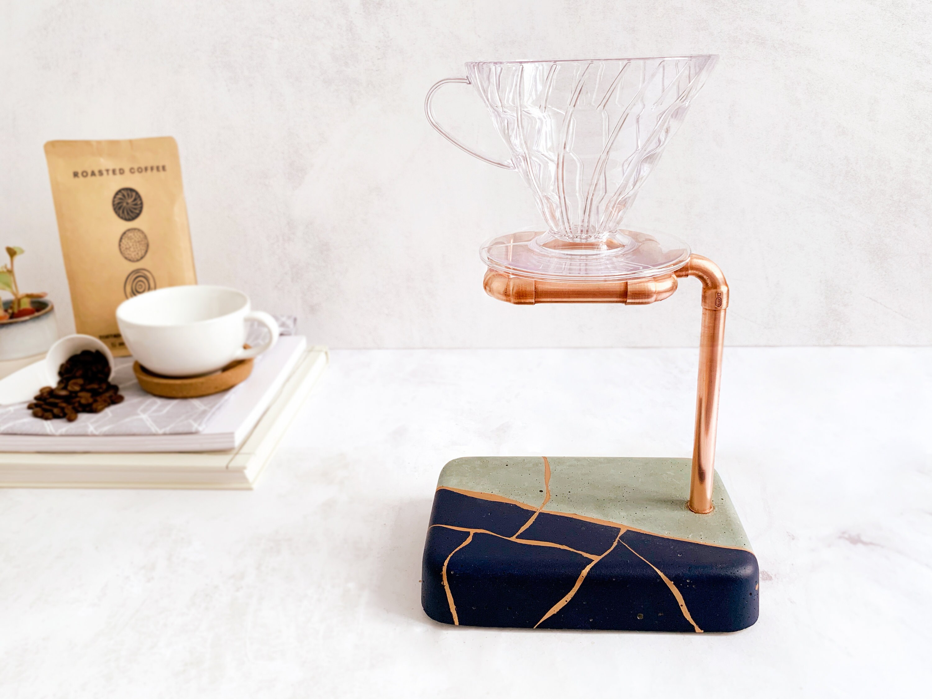Best Pour Over Coffee Stand Drip Coffee Maker Set Handmade Etsy
