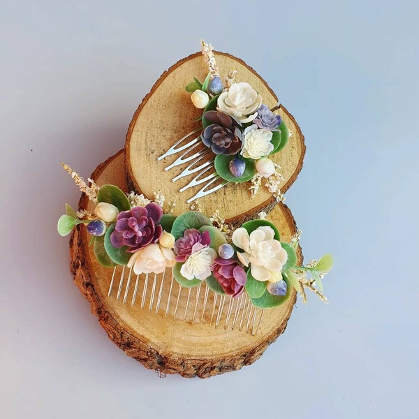 White Hair Accessory Etsy