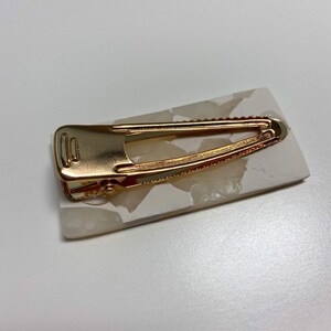 Haarspange aus weißem Stein Polymer Clay Haarspange | Etsy