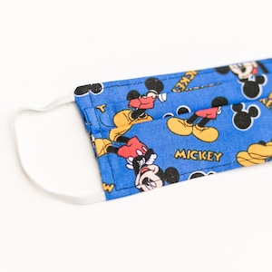 Face Covering Handmade, Cotton Mask, Handmade for Kids - Mickey Mouse