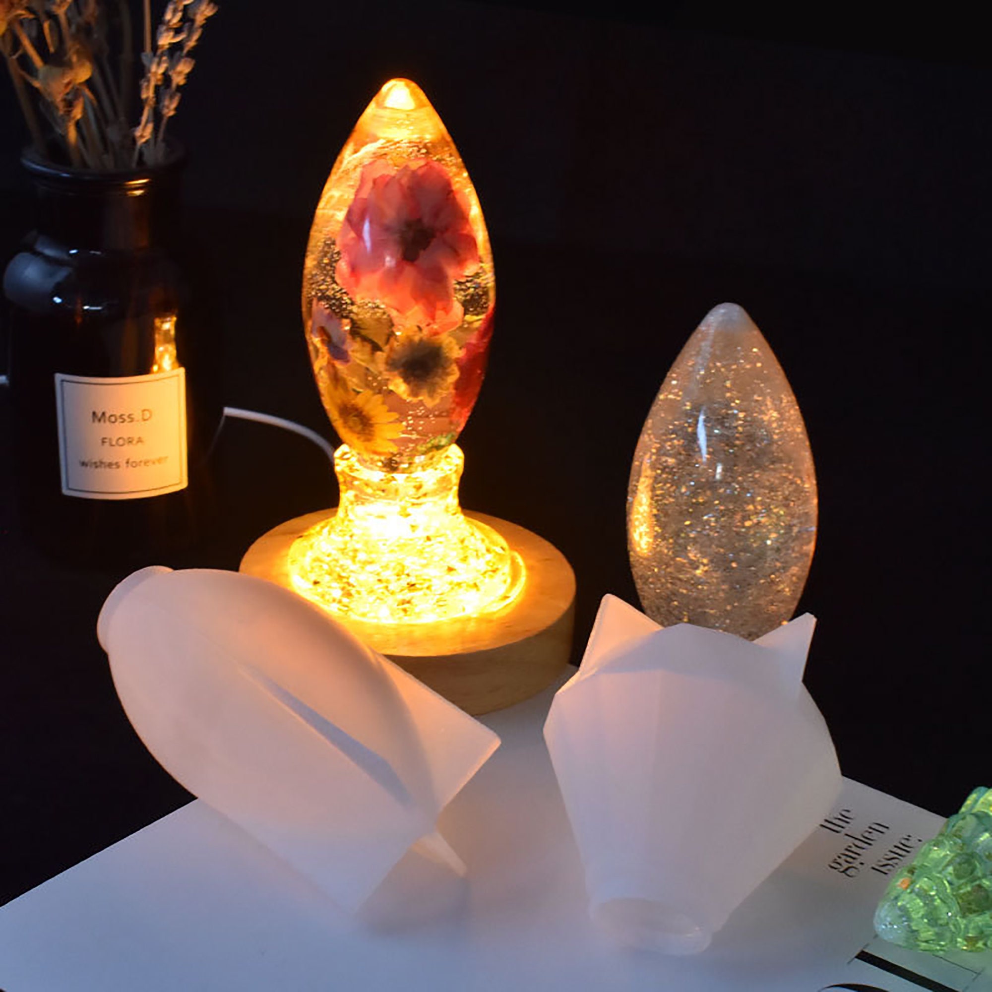 Light Bulb Mold LED Light Bulb Resin Mold Decorative Light Etsy