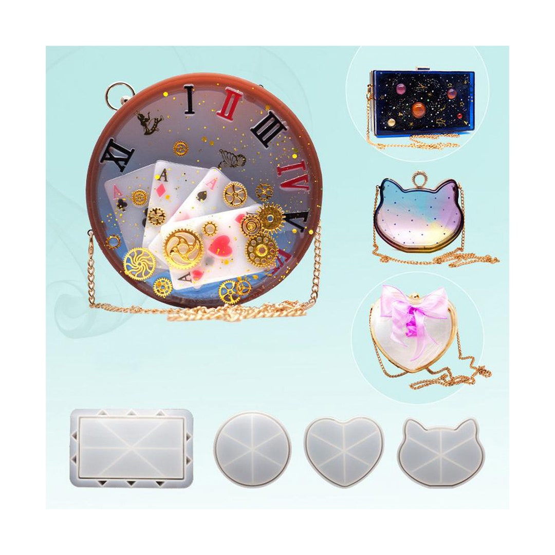 DIY Quicksand Bag Resin Mold Purse Clutch Bag Mold DIY Etsy