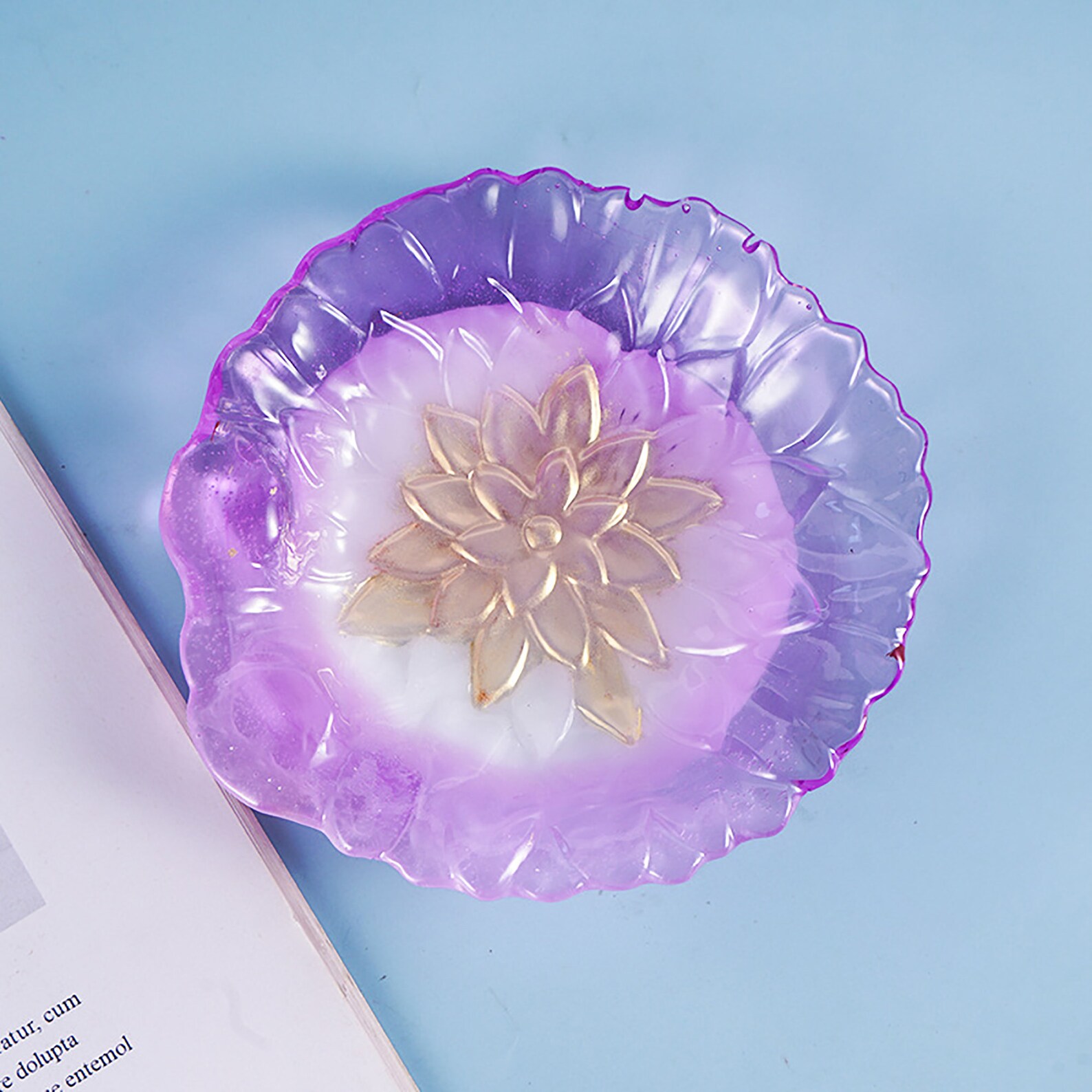 Flower Plate Resin Mold Dish Silicone Mold Ashtray Mold Etsy