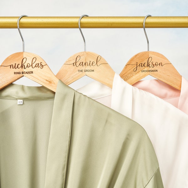 Bridal Dress Hanger,Wedding Hangers,Custom Name Engraved Wooden Hanger,Mother of the Bride Gift,Unique Bride gift