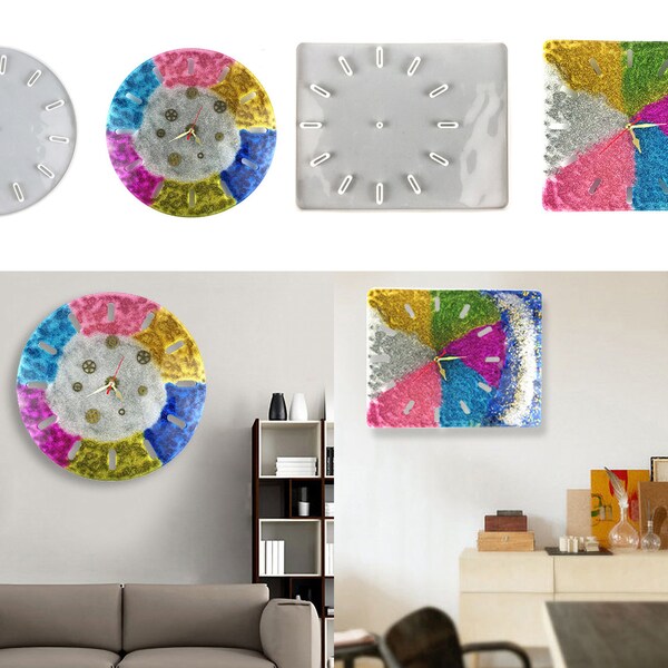 Resin Clock Molds Etsy