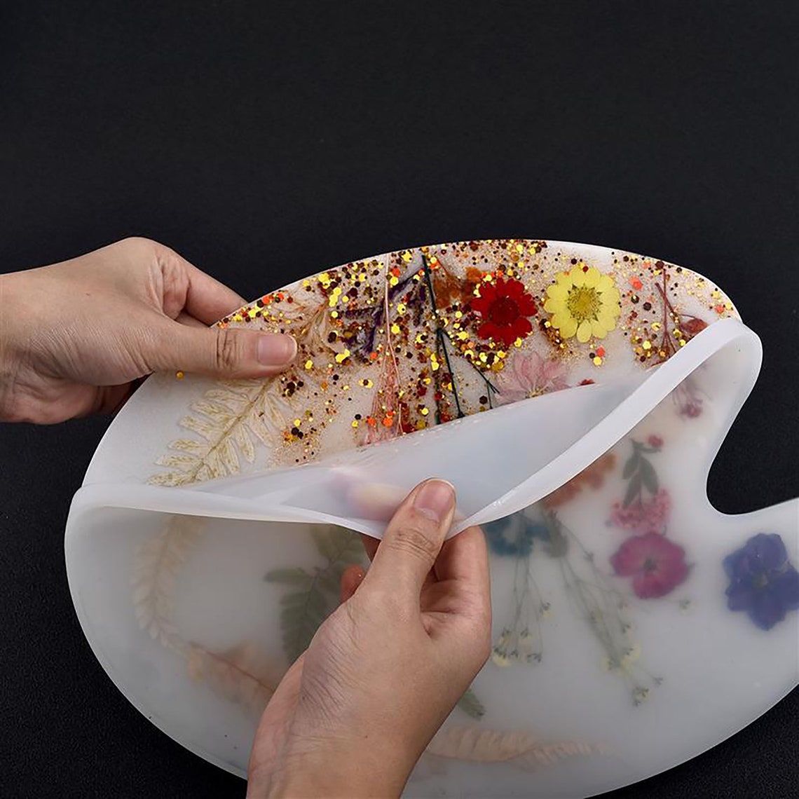 Color Palette Resin Mold Painting Board Resin Mold Palette Etsy