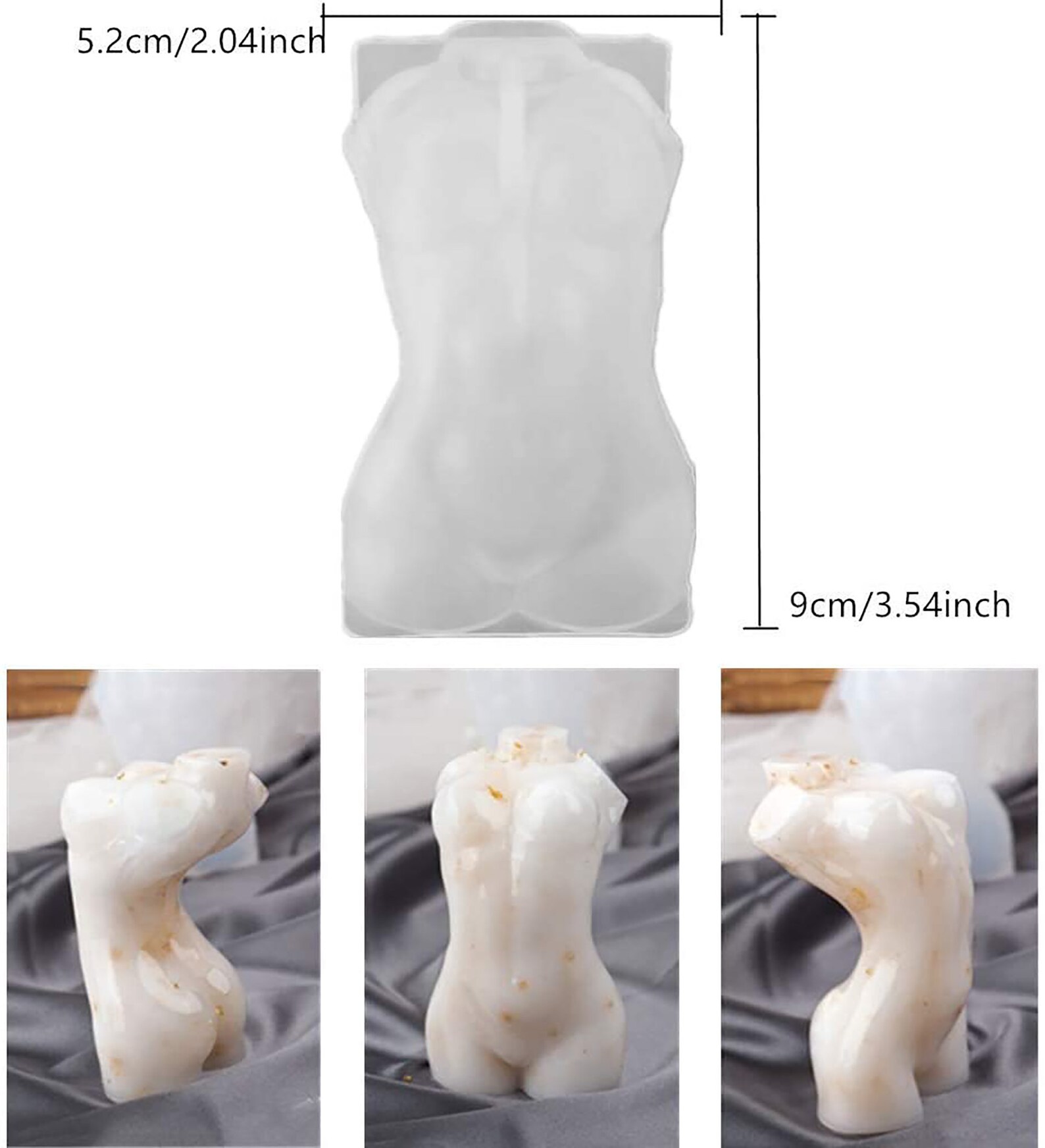 Woman Body Candle Mold Lady Body Silicone Mold for Epoxy Etsy Canada