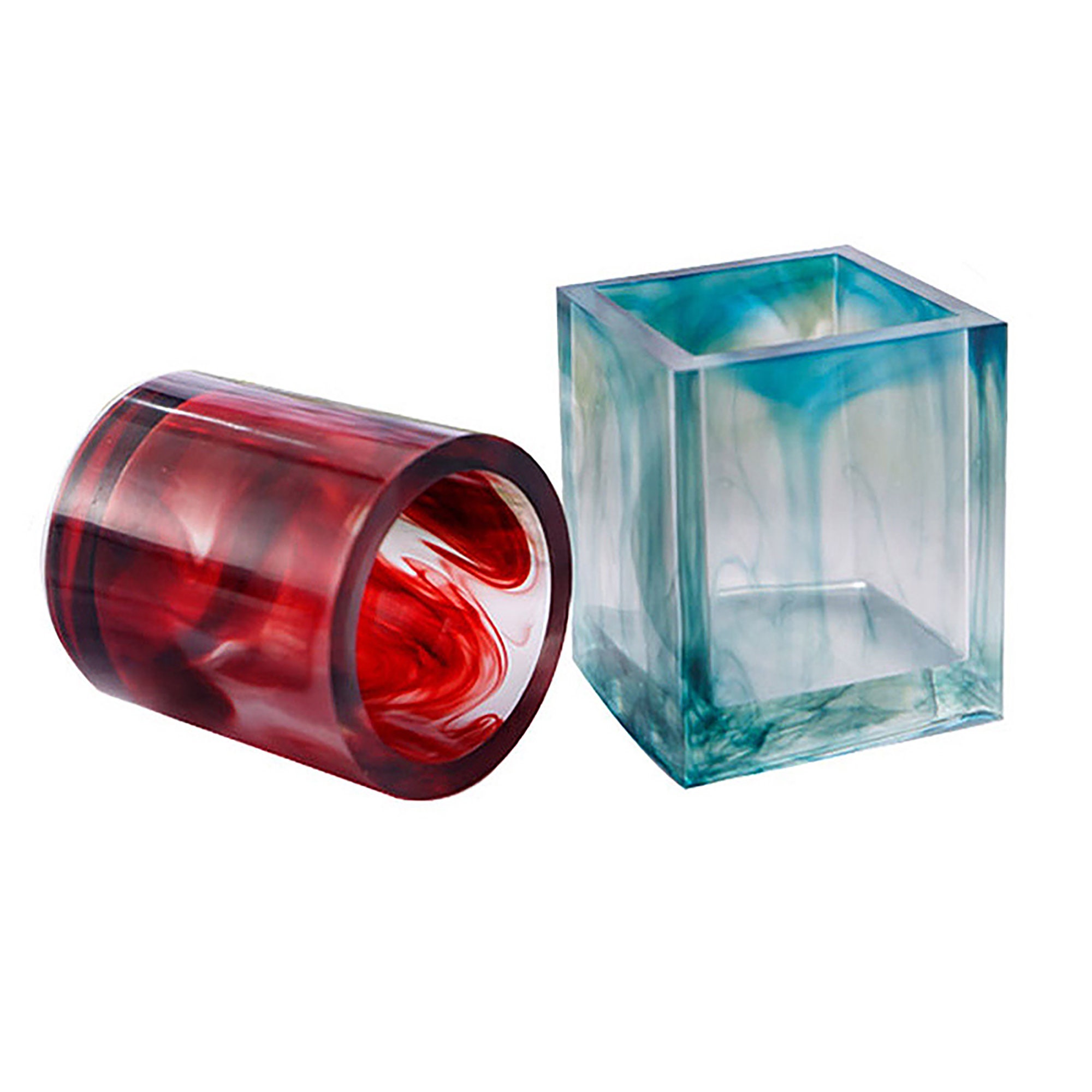 Flower Pot Resin Mold Succulent Flower Pot Silicone Mold Pen Etsy