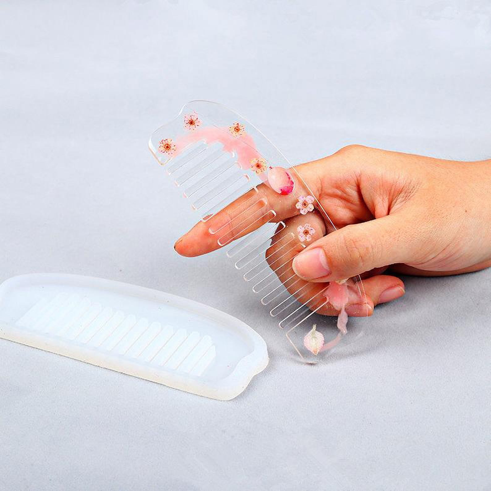 7PCS Comb Resin Mold Hair Comb Resin Mold DIY Resin Fashion Etsy