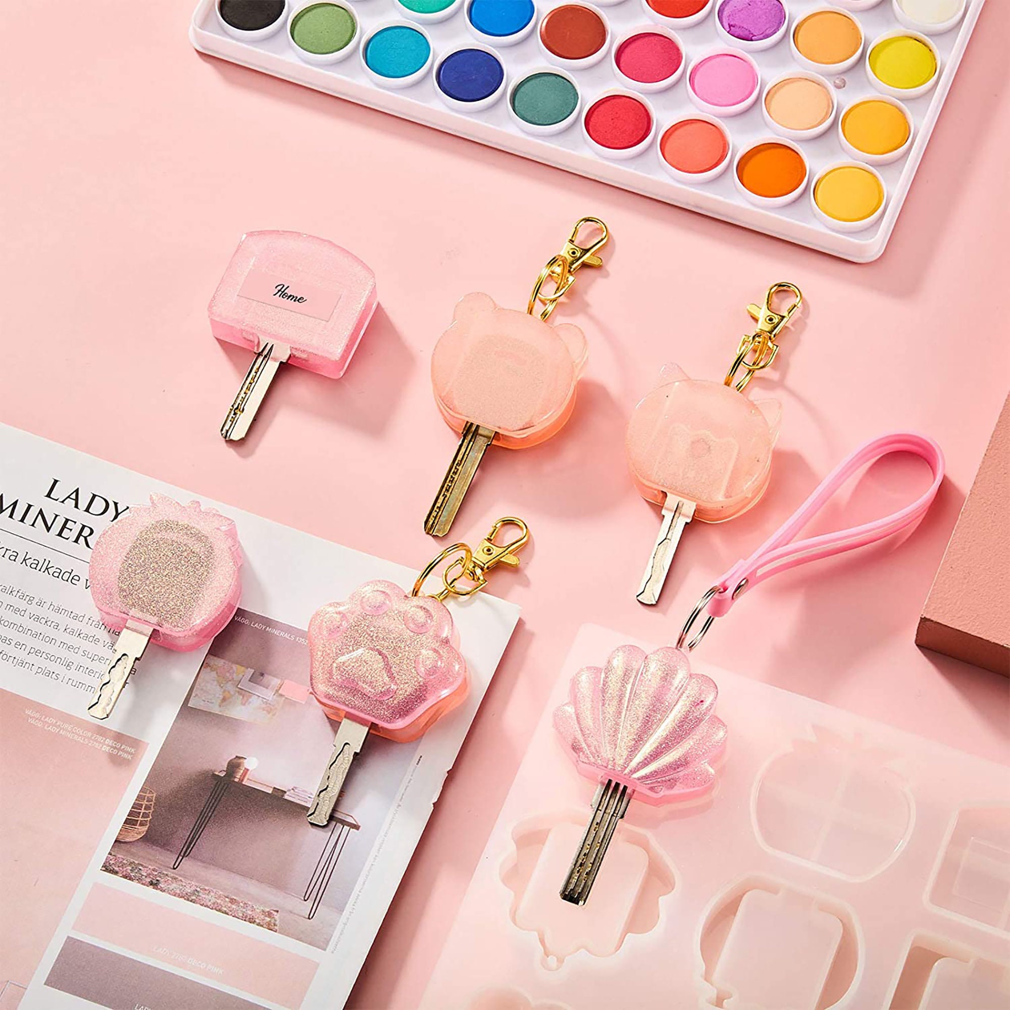 Key Cover Silicone Mold Key Caps Resin Mold Key Protector Etsy