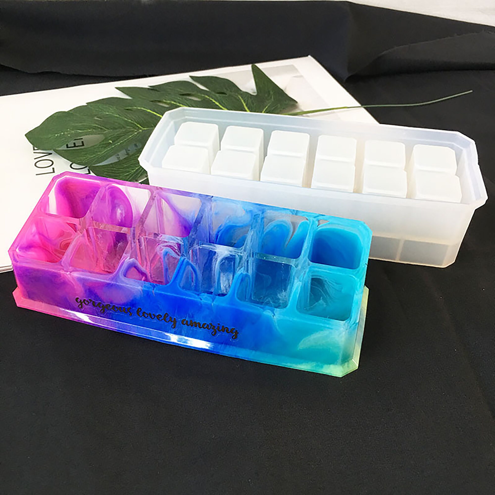 Lipstick Storage Box Resin Mold Lipstick Holder Mold Makeup Etsy