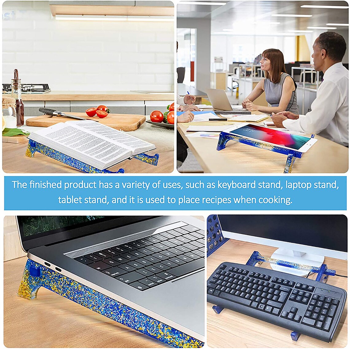 Adjustable Laptop Tilt Stand Resin Mold Set Portable Computer Etsy