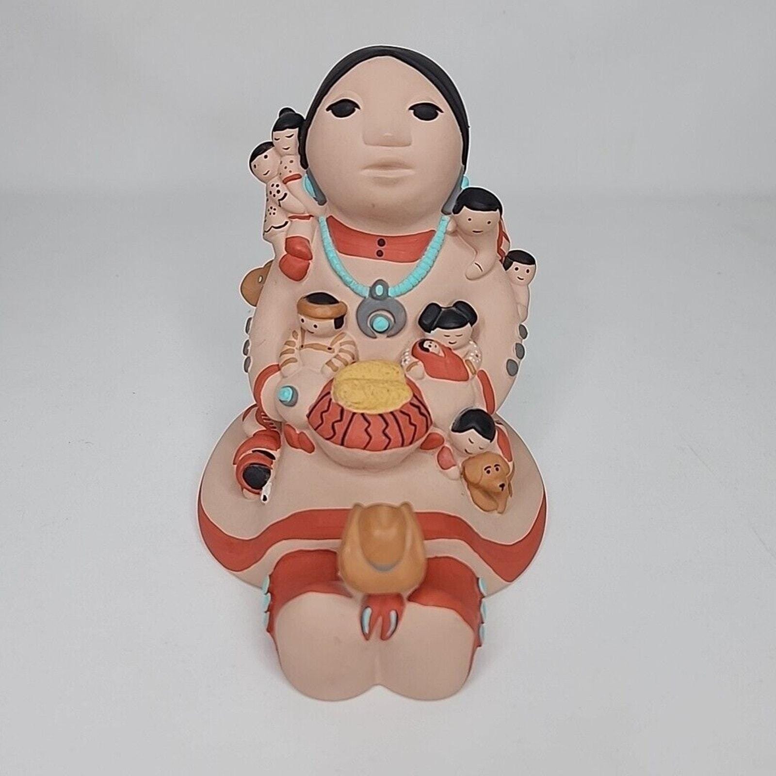 Native american clay figurine - Etsy 日本