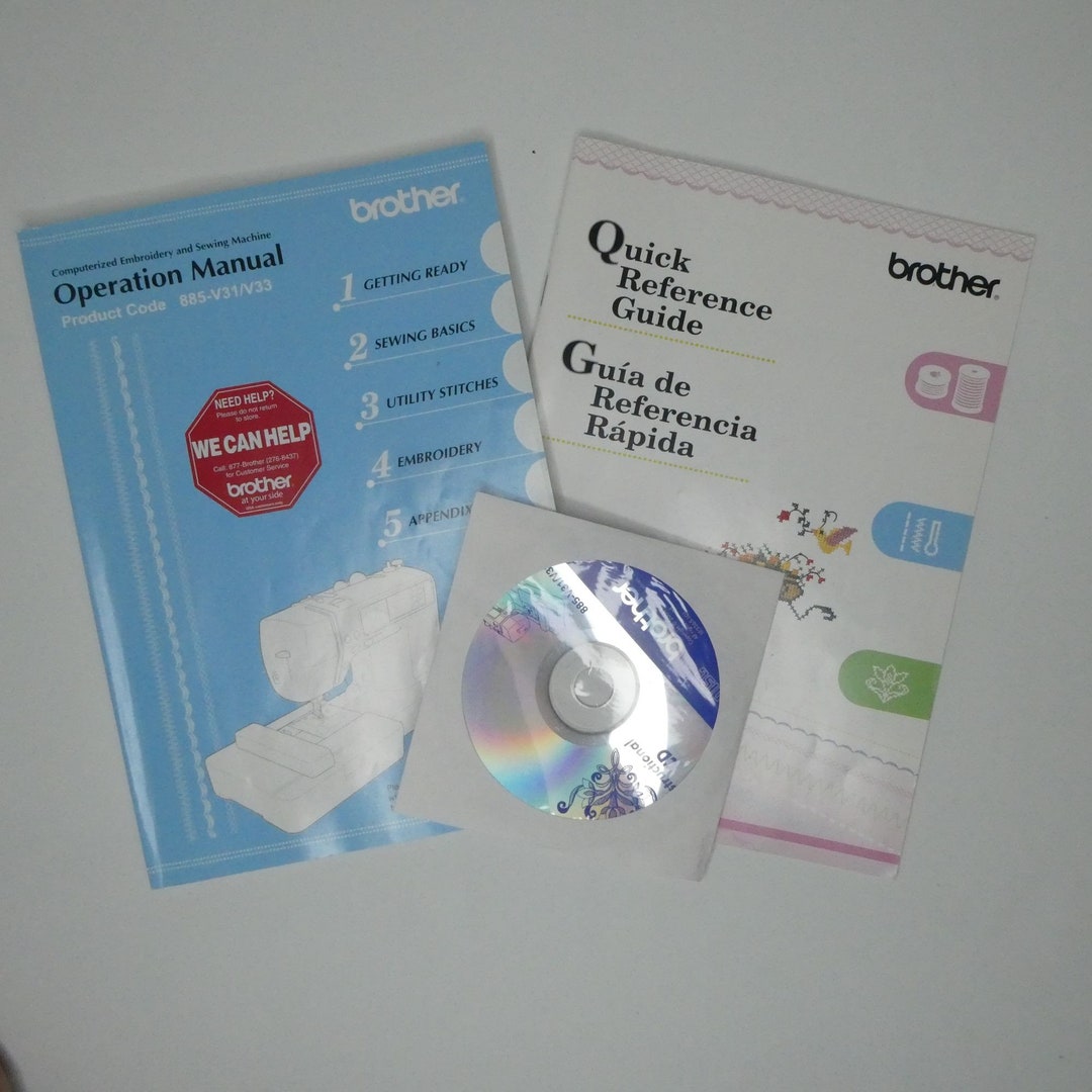 Brother SE350 Sewing Machine Operation Manual Quick Reference Etsy