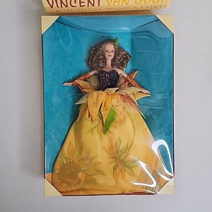 1998 Sunflower Barbie Inspired by the Paintings of Vincent Van Cough LE 2nd