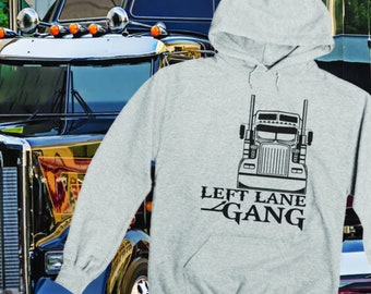 Left Lane Gang Designed Hoody for Truckers Ken II Edition
