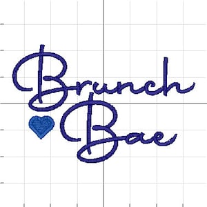 Brunch Bae Machine Embroidery file, Machine Embroidery file, Cute machine embroidery designs, embroidery design for hats