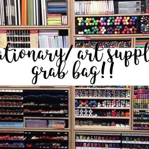 Stationary/ art supplies grab bag