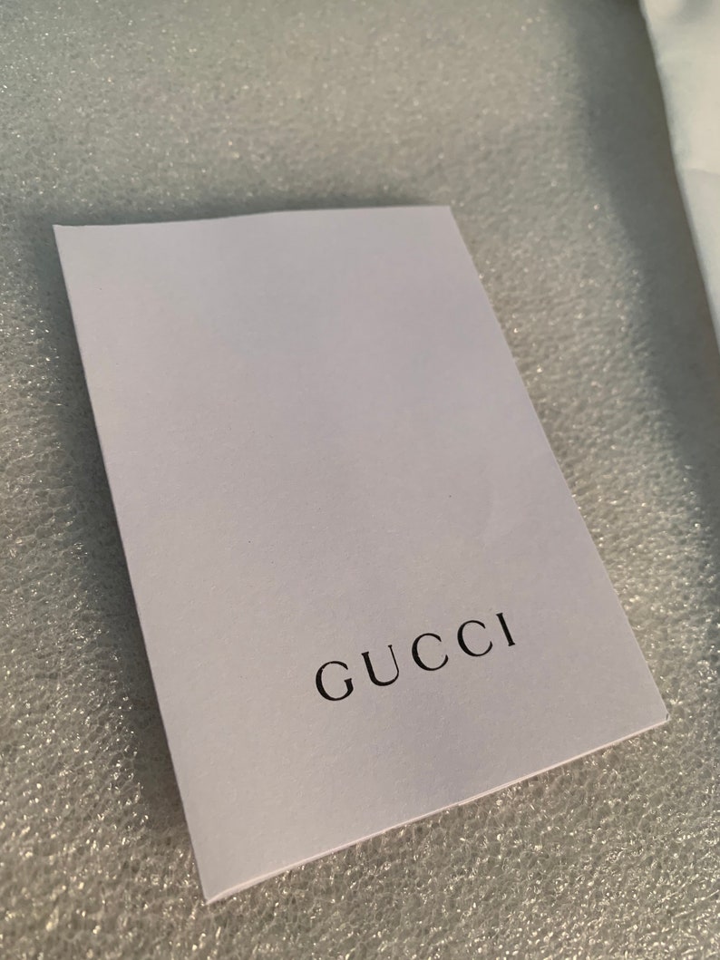 Gucci Packaging Bag and gift card/wish card Holder 10x8.5 | Etsy