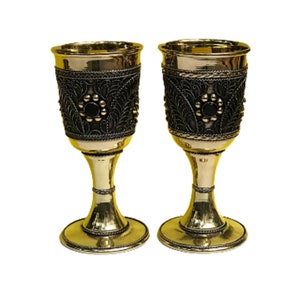 Viking wine drinking goblet, Celtic goblet, chalice, wedding and gift, Beverage goblet, Set of two vintage wine goblet, personalized
