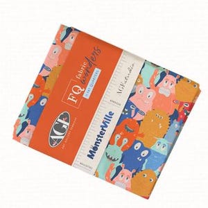 Art Gallery Fabrics -Fabric Wonders from MonsterVille designed by AGF Studio - 100% Cotton Fabric 11 Precut Fat Quarters