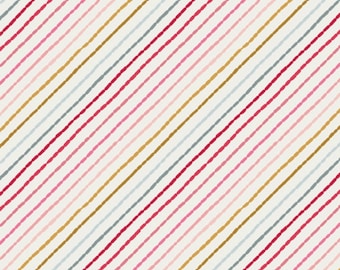 Art Gallery fabric - Jolly Ribbons Festive from Adventale - Designed by Katerina Roccalla - 100% Cotton