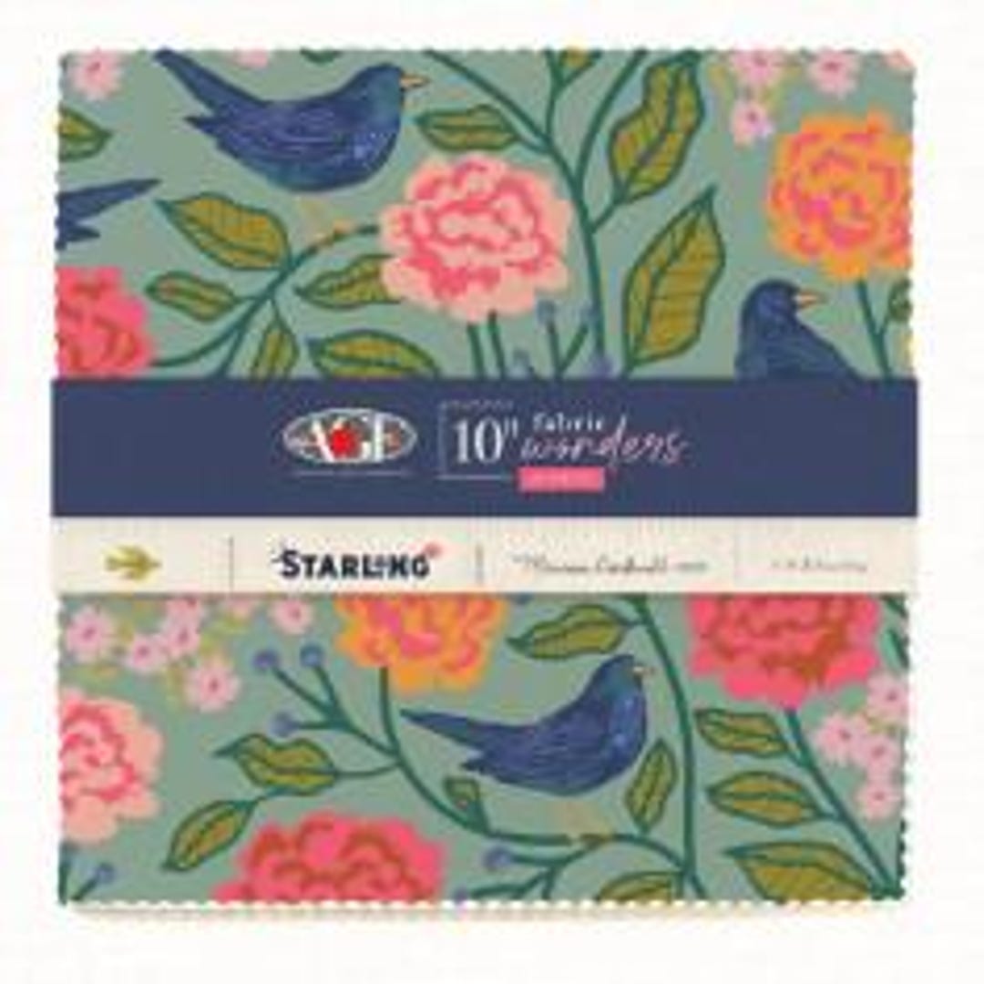Art Gallery Fabrics - Starling - 100% Cotton Fabric Squares Precut ...