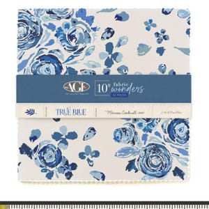 Art Gallery Fabrics - True Blue - 100% cotton Fabric Squares Precut stackers