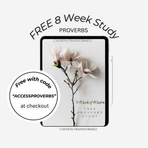 Estudio gratuito de Proverbios de 8 semanas / Plan de lectura bíblica sencillo / Estudio cristiano para principiantes