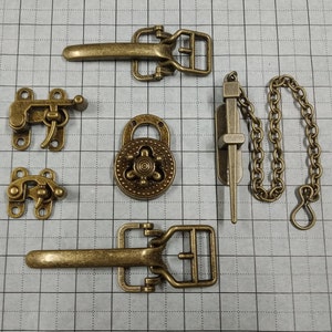 Lock, Pin, Cinch and Swing Bag Clasp