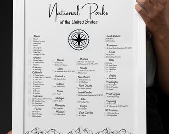 Checkliste zum sofortigen Download - US National Park
