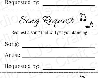 Song Wunsch Ausdrucken