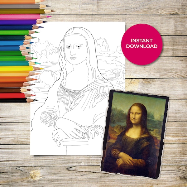 Da Vinci Mona Lisa - Etsy