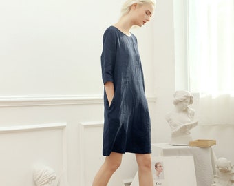 summer linen shift dresses