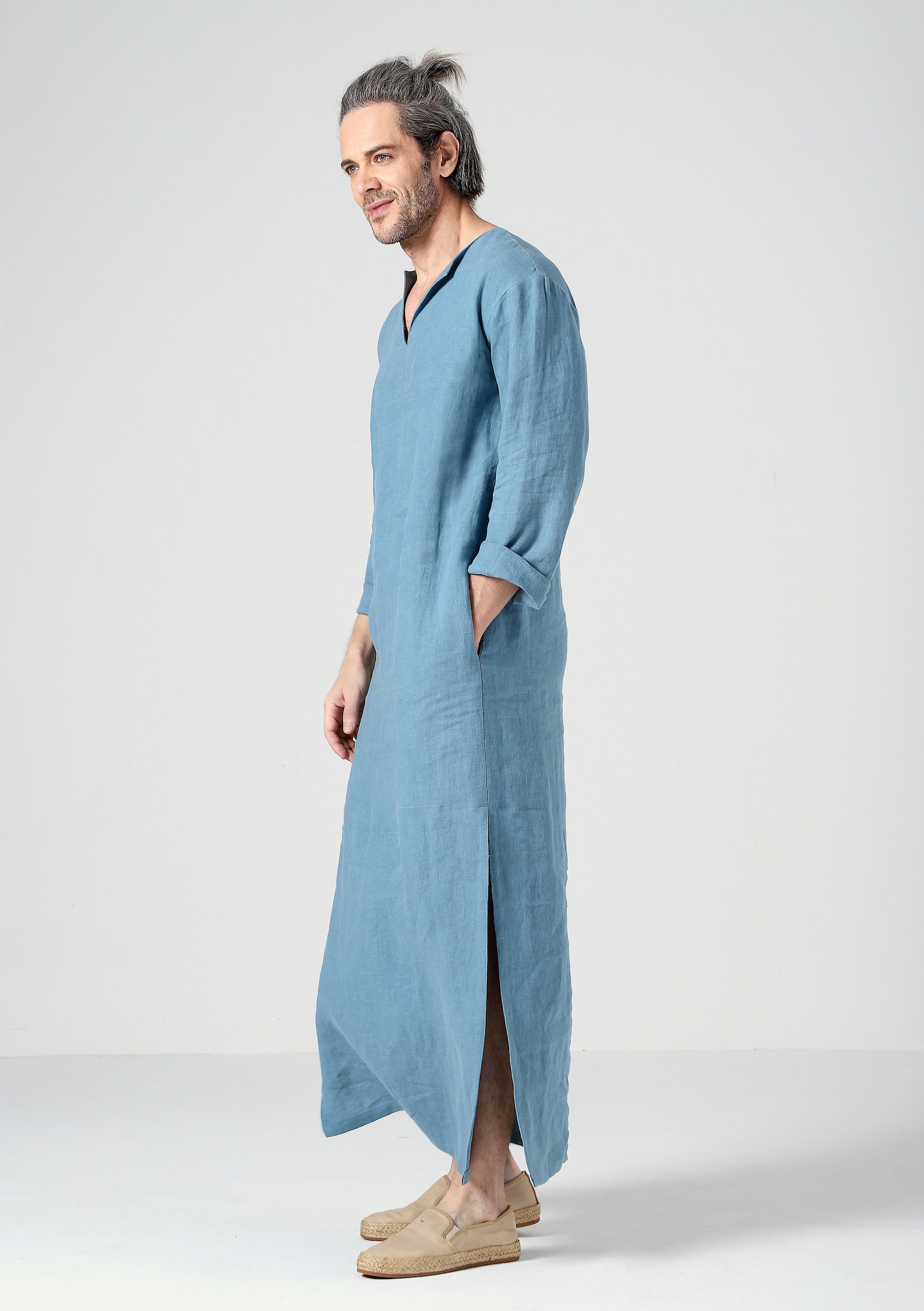 Mens Kaftan Caftan Men Mens Lounge wear Mens Robe Plus Etsy