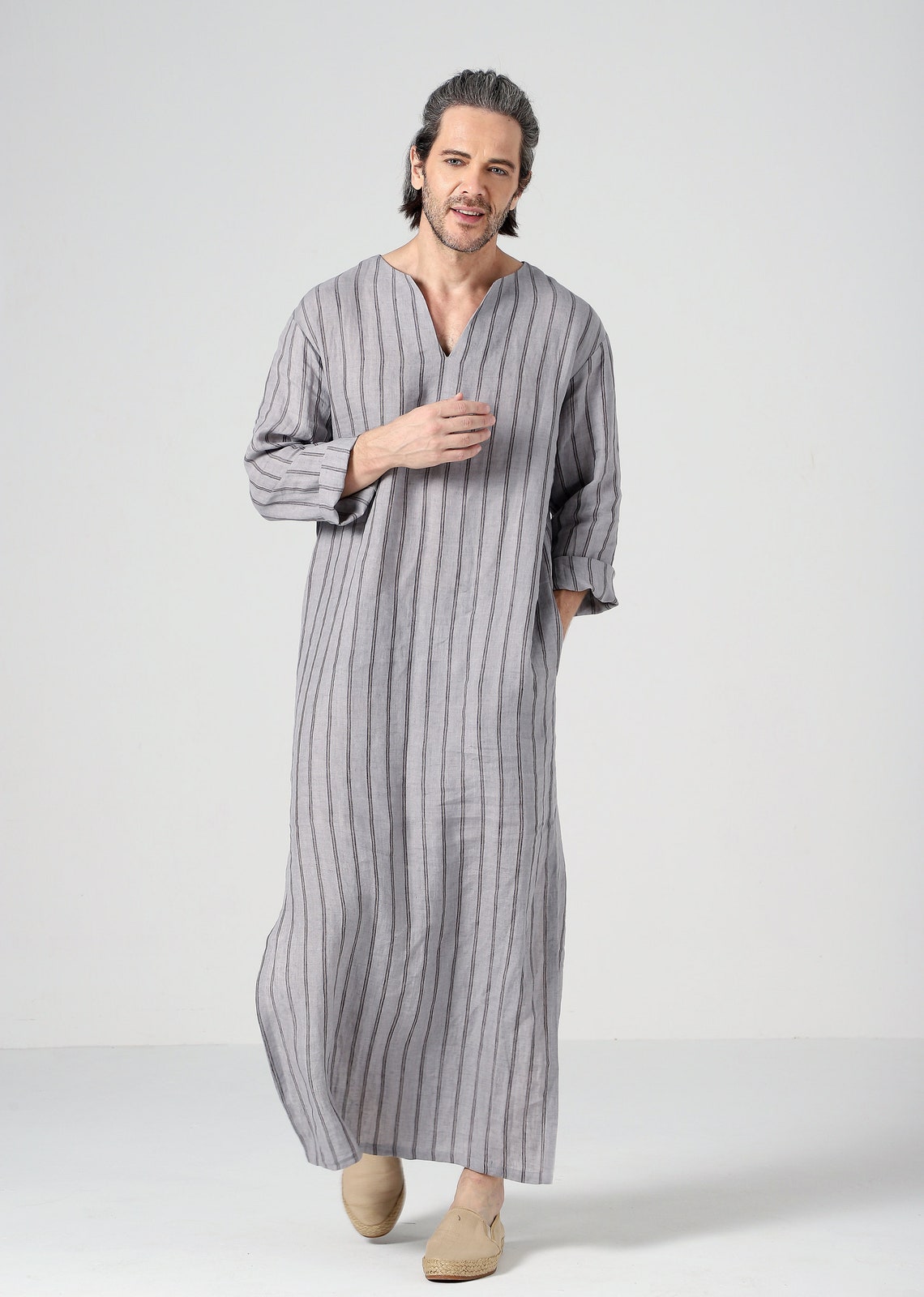 Mens Kaftan Caftan Men Mens Lounge wear Mens Robe Plus Etsy