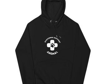 Emotional Support Animal - Unisex eco raglan hoodie