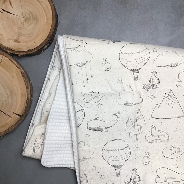 Babydecke, Kuscheldecke, Krabbeldecke, Kinderwagendecke, Träumeland, personalisiert