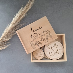Meilensteinkarten aus Holz, Newborn Geschenk,