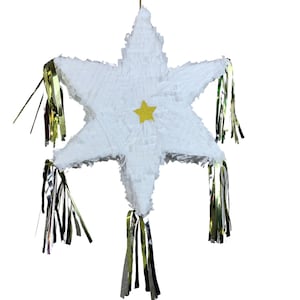 20&quot; White Star Bachelorette Piñata – Add a Sparkle to Your Celebration