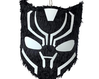 BLACK PANTHER Piñata – Superhero | Handmade and Personalized | Ideal for Children&#39;s Birthdays