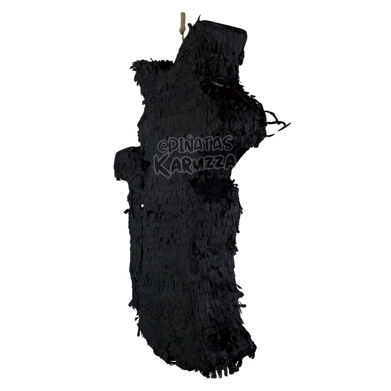23" BLACK CAT HALLOWEEN Piñata. Sturdy for extra fun, ideal for birthdays. You can choose colors and details. custom pinatas image 5