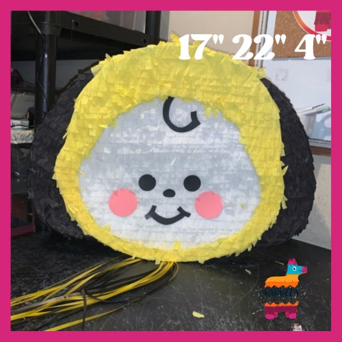 CHIMMY BT21. Coya. happy face. Piñata We customize authentic your orders. . JAPANESE CHARACTERS