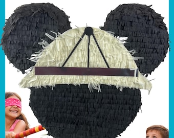 20" Musse Safari Piñata. Stöttålig för extra skoj. Välj dina färger, karaktärer och detaljer.