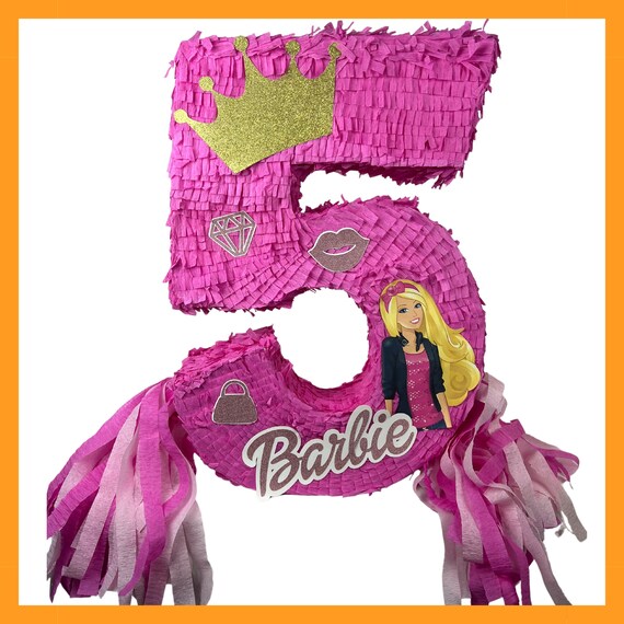 BARBIE PINATA. Choose Your NUMBER Etsy