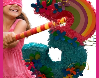 23" Enchanted Forest Piñata. Very sturdy for extra fun. Choose colors and details. Secure shipping