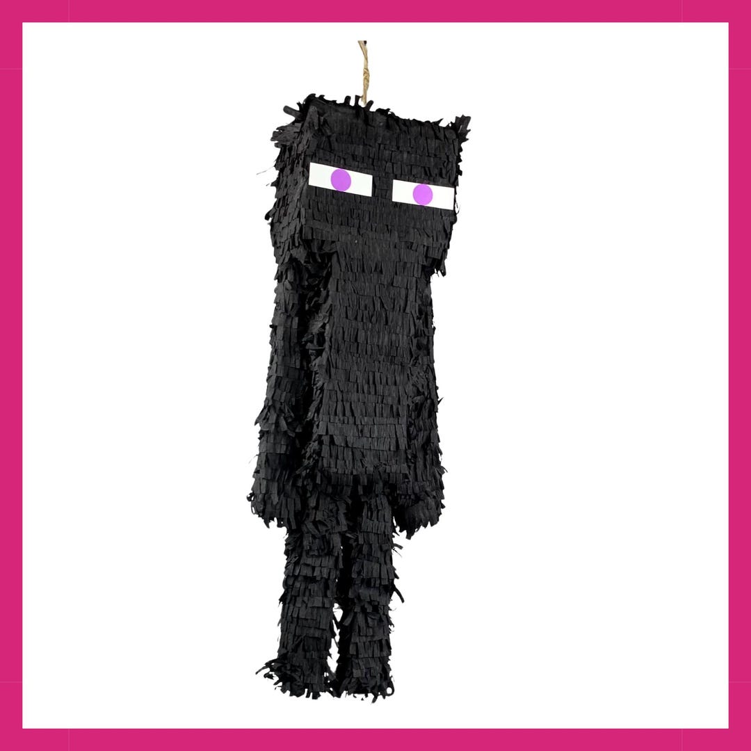 Enderman PINATA Creeper 3D. We Personalize Your Piñatas. Video Game ...
