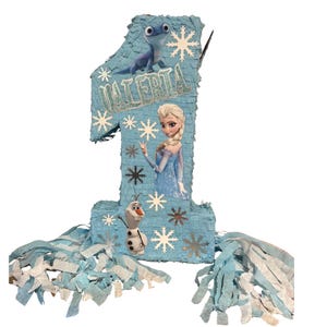 23-CALOWA PIÑATA Z KRAINY LODU. Odporna na uderzenia dla dodatkowej zabawy. Wybierz swoją postać, kolory i detale. zdjęcie 7